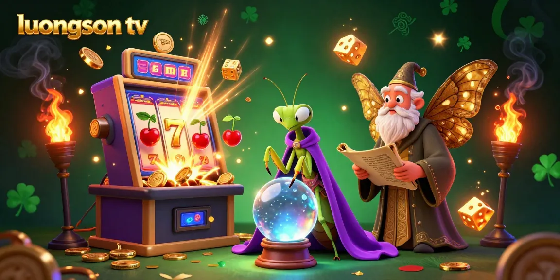 Experience exciting gambling action at luongson tv with mystical characters and vibrant casino elements.