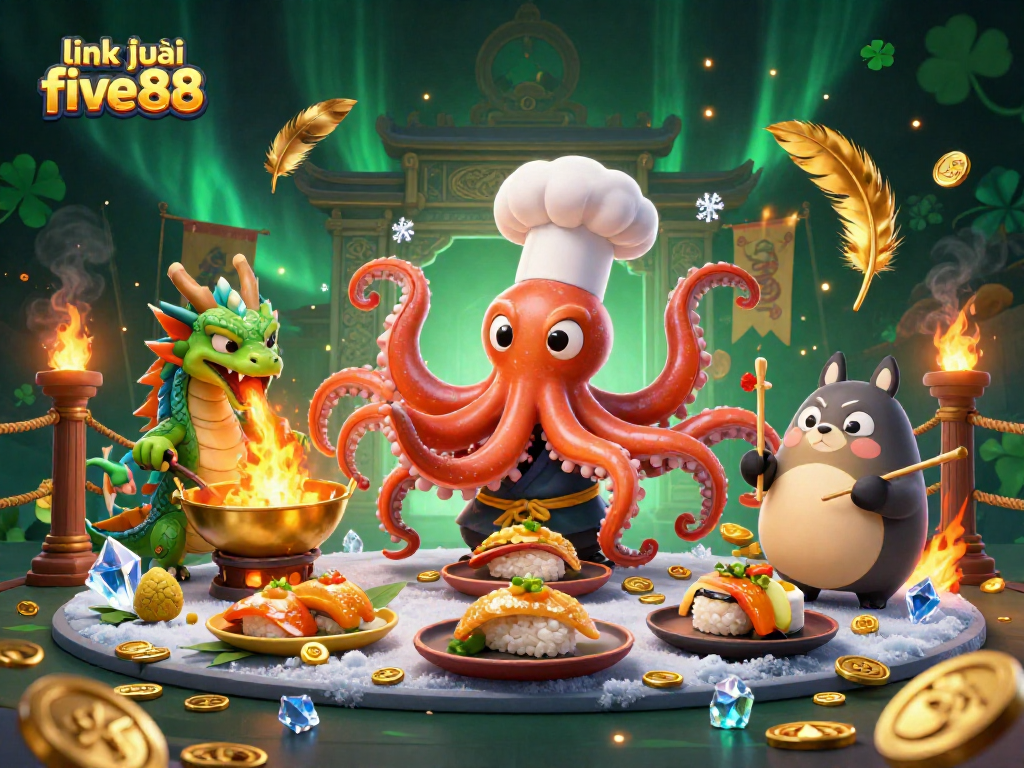 Engage in exciting gameplay at link vào five88 with thrilling casino elements and vibrant 3D characters.