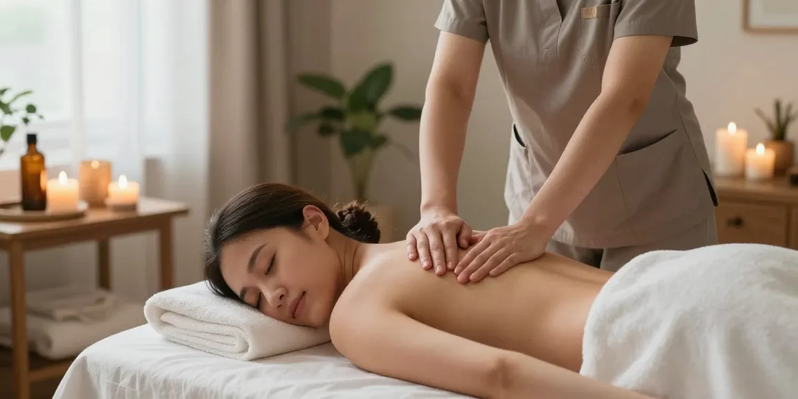 Experience premium 영등포출장안마 in a relaxing home setting.