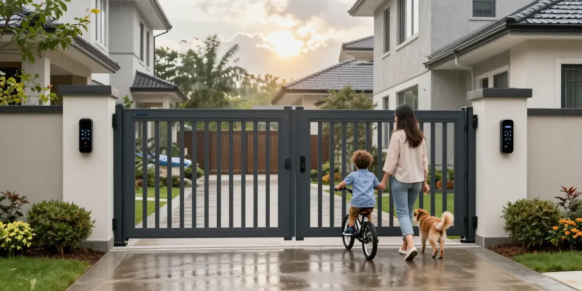Schiebetore bieten sicheren Zugang zu Ihrem Zuhause mit modernem Design und automatisierter Funktionalität.