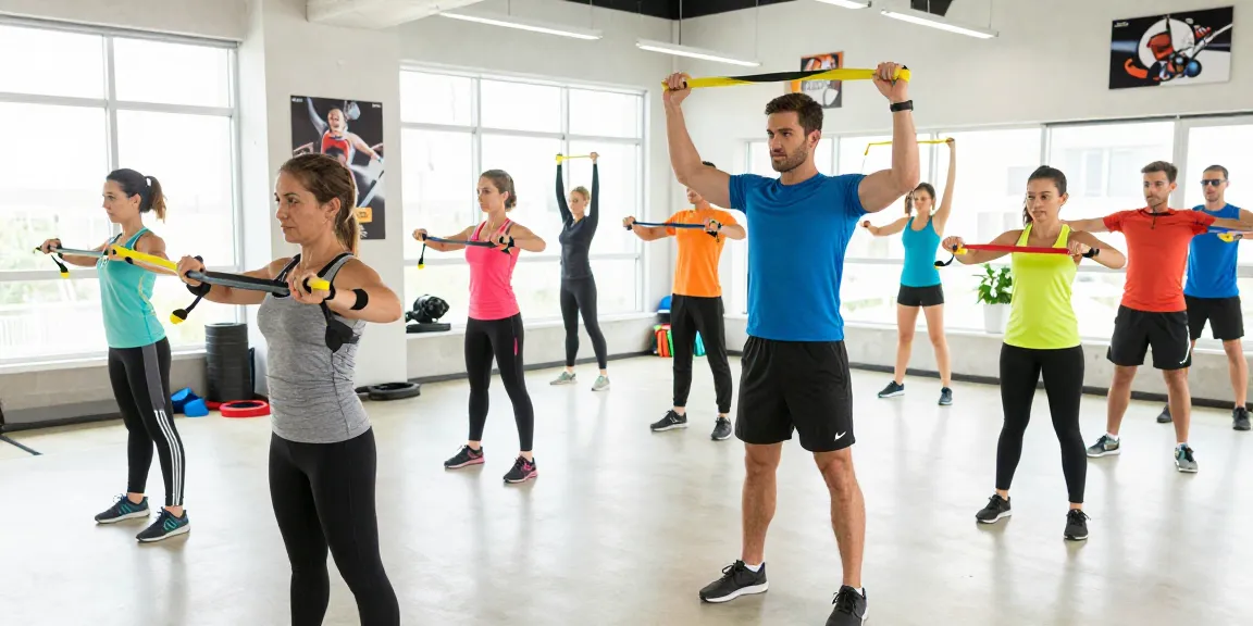 Globale Pharma-Steroide: Fitness-Enthusiasten trainieren mit Widerstandsgeräten in modernem Fitnessstudio