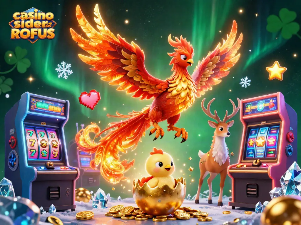 Playing at casino sider uden ROFUS: Enjoying thrilling slots with colorful characters and vibrant gaming elements.