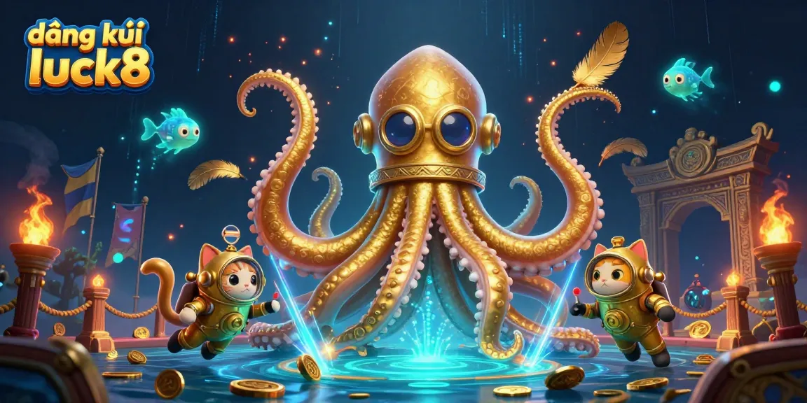 Engage in exciting chances with đăng ký luck8, showcasing a vibrant 3D gambling scene filled with adventure.
