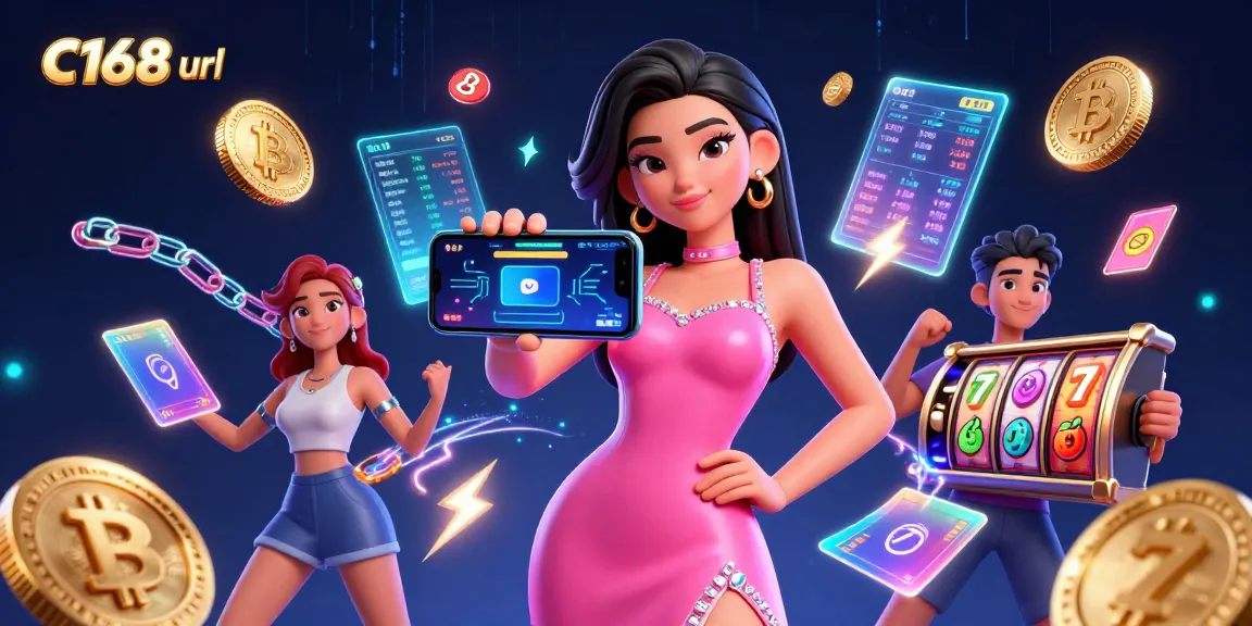 C168 url showcases a vibrant live dealer casino experience, featuring unique slot elements and cryptocurrency.
