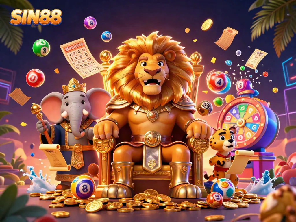 Experience the thrilling games of SIN88 with immersive characters and dynamic casino elements.