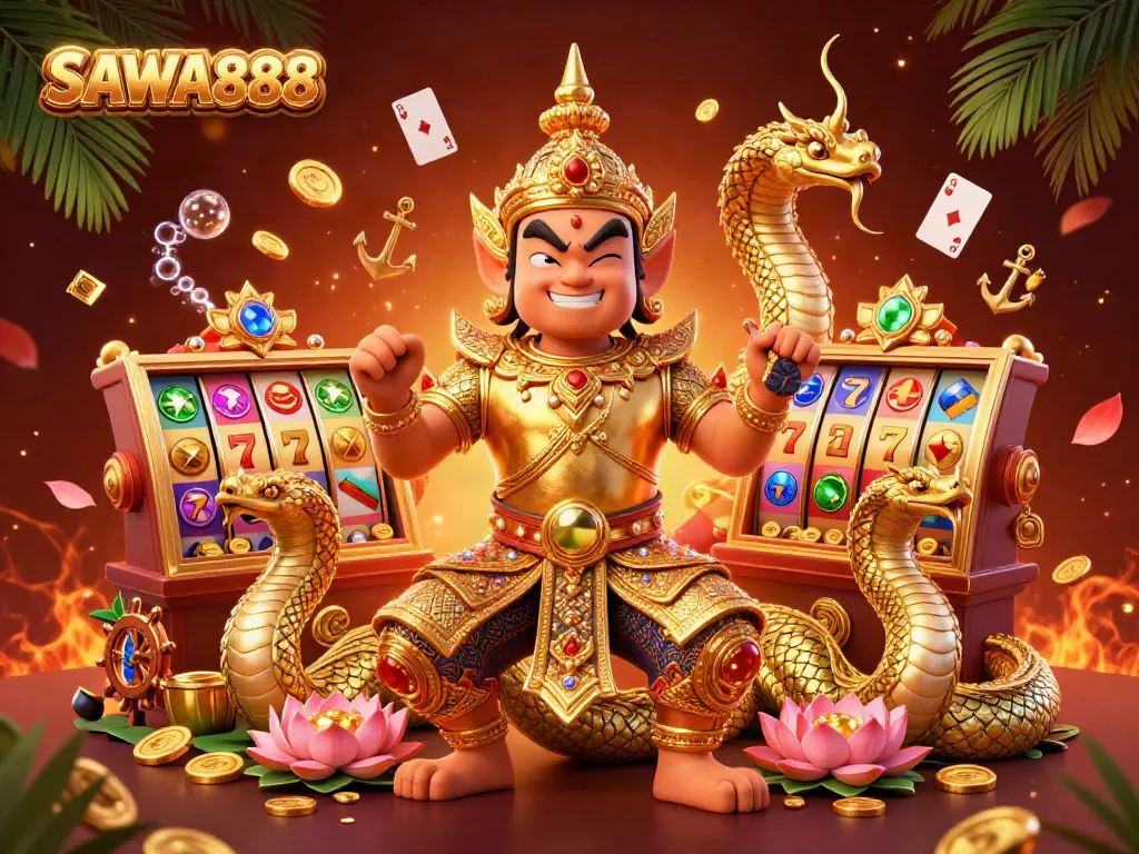 Experience exciting slots with SAWA888 featuring colorful slot machines and dynamic gameplay.