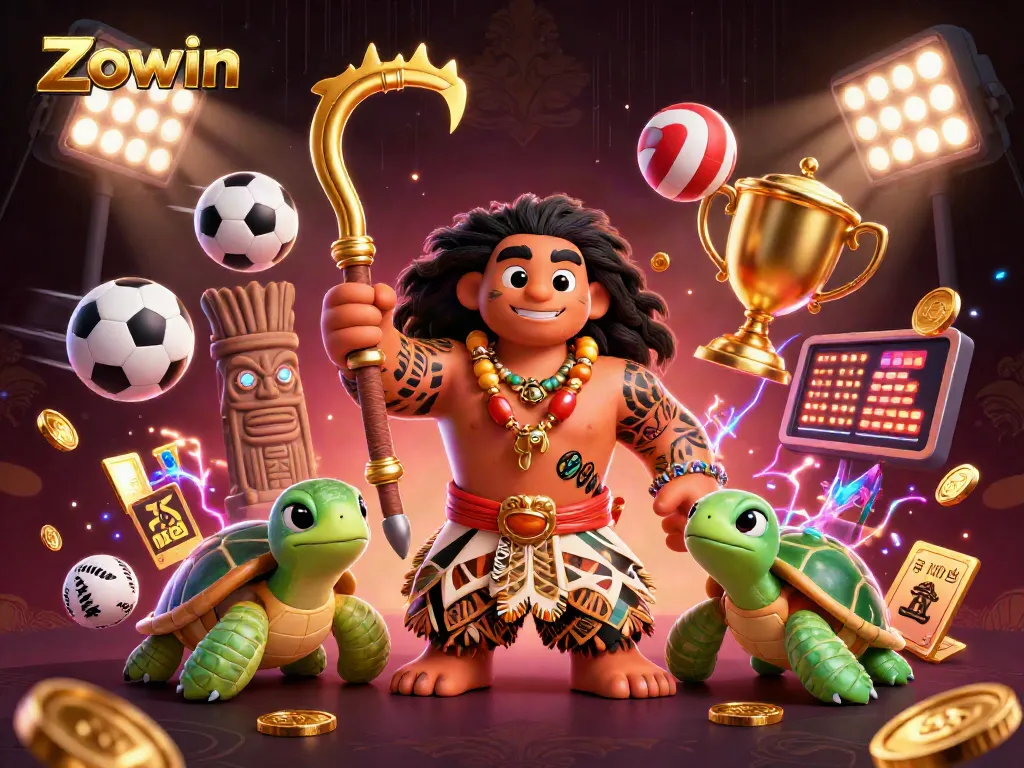 Zowin showcases engaging gameplay with vibrant elements and dynamic sports action.