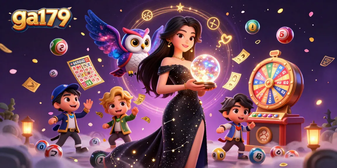 Experience thrilling gameplay at ga179 with a mystical atmosphere, vibrant casino elements, and prizes in a dynamic scene.