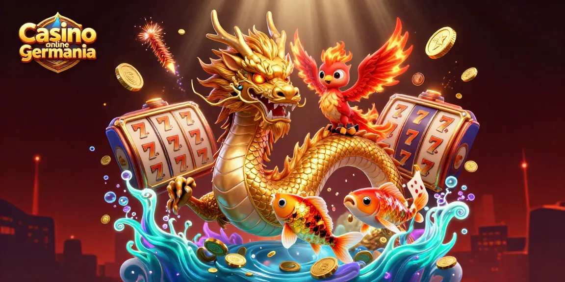 Experience thrilling gameplay at Casino online germania with a vibrant scene of dragons and coins.
