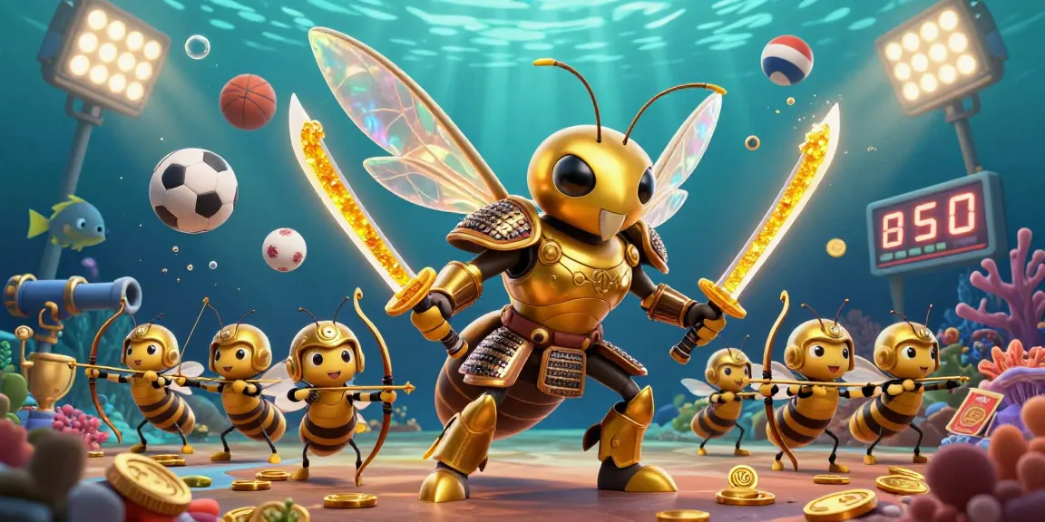 Bắn cá F8bet features an action-packed underwater scene with dynamic sea creatures and exciting game elements.
