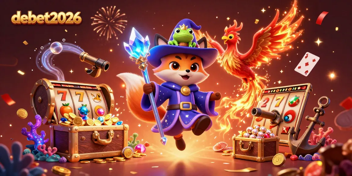 Engage in thrilling gameplay at debet2026 with mystical characters and vibrant casino elements.